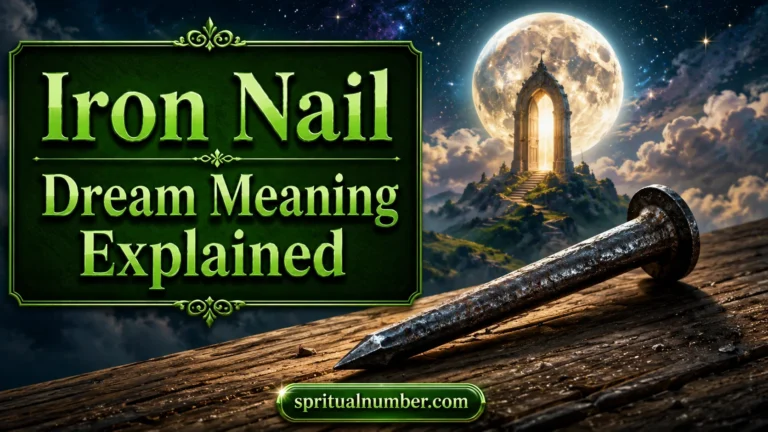 Iron Nail Dream Meaning