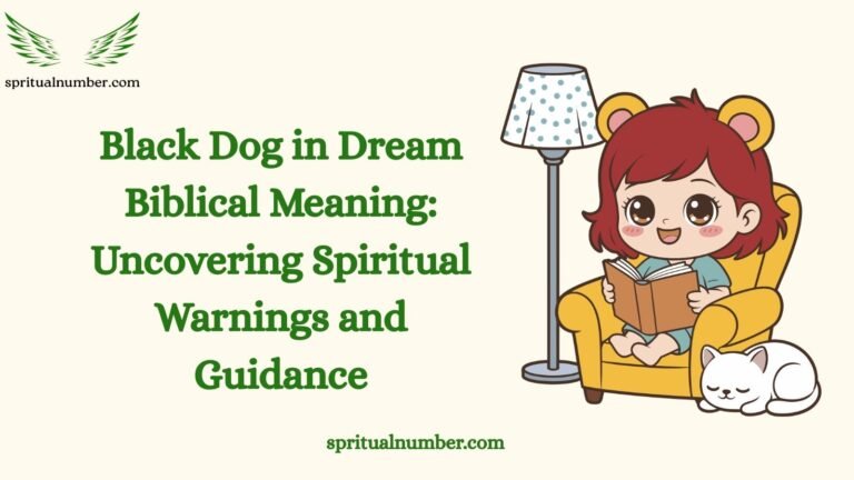 Black Dog in Dream Biblical Meaning