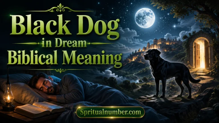 Black Dog in Dream Biblical Meaning