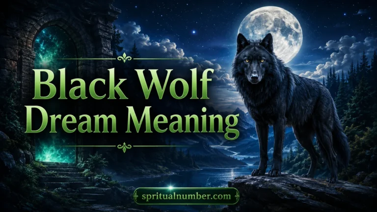 Black Wolf Dream Meaning