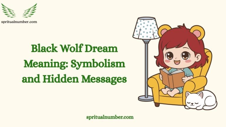 Black Wolf Dream Meaning