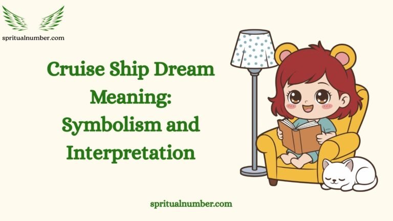 Cruise Ship Dream Meaning