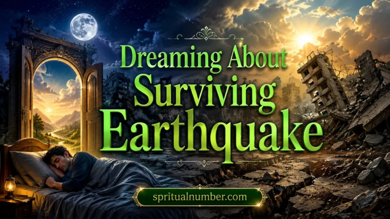 Dreaming About Surviving Earthquake