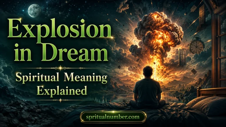 Explosion in Dream Spiritual Meaning