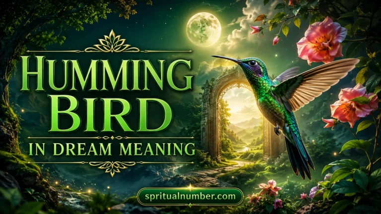 Humming Bird in Dream Meaning