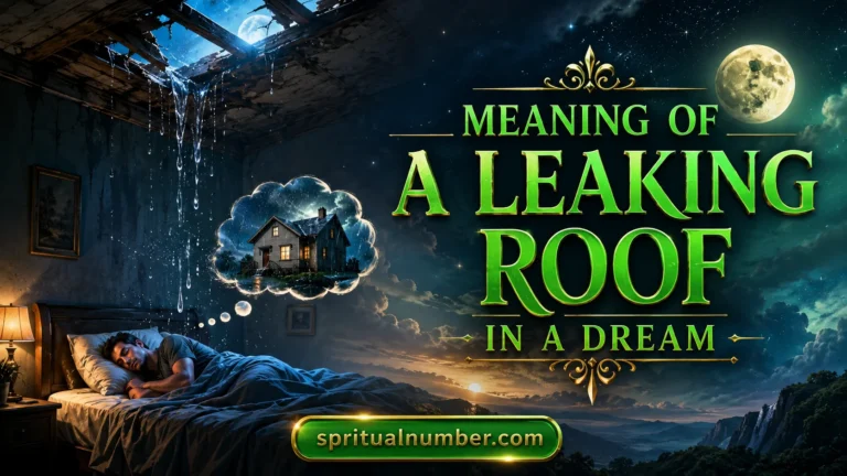 Meaning Of A Leaking Roof In A Dream