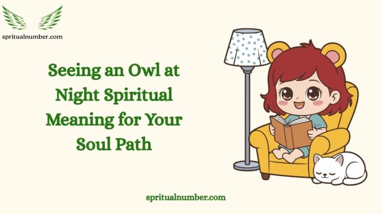 Seeing an Owl at Night Spiritual Meaning