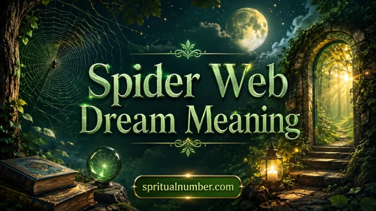 Spider Web Dream Meaning