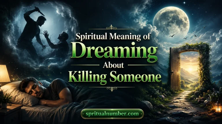 Spiritual Meaning of Dreaming About Killing Someone