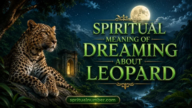 Spiritual Meaning Of Dreaming About Leopard