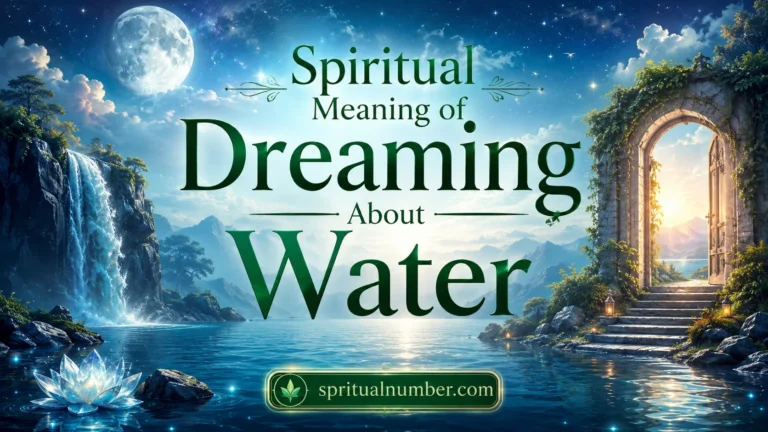 Spiritual Meaning of Dreaming About Water