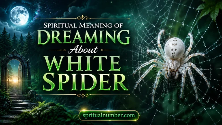 Spiritual Meaning of Dreaming About White Spider