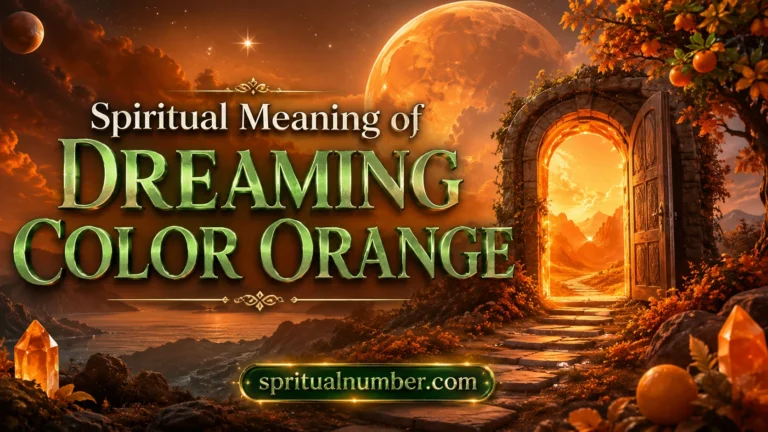 Spiritual Meaning of Dreaming Color Orange