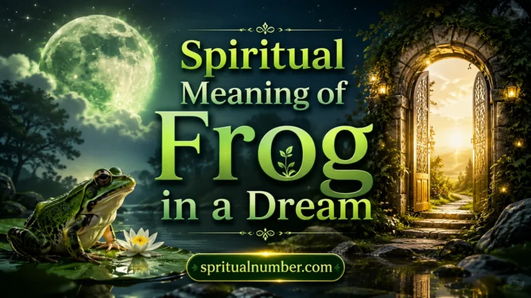 Spiritual Meaning of Frog in a Dream