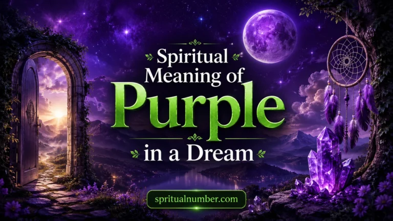 Spiritual Meaning of Purple in a Dream