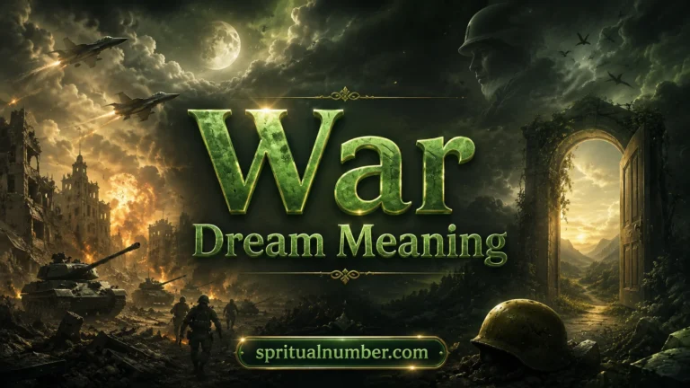 War Dream Meaning