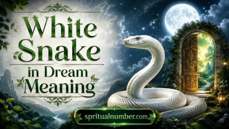 White Snake in Dream Meaning