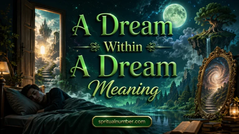 A Dream Within A Dream Meaning
