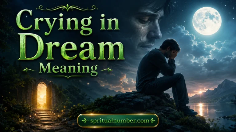 Crying in Dream Meaning