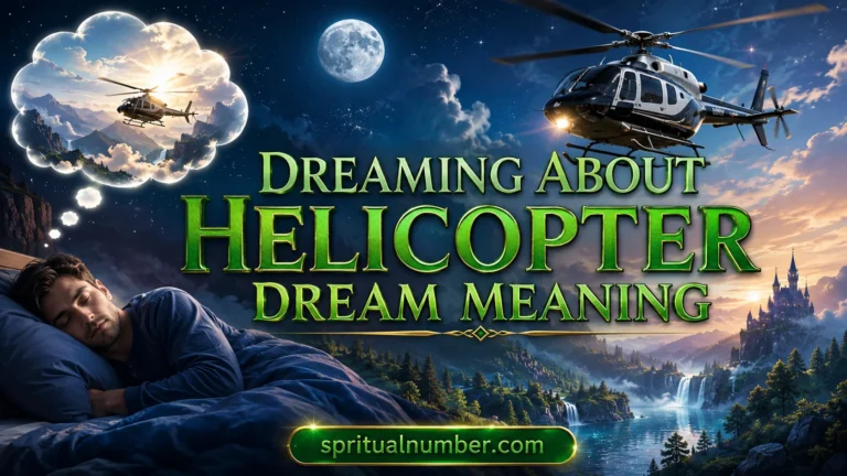 Dreaming About Helicopter Dream Meaning