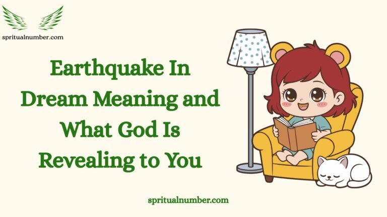 Earthquake In Dream Meaning