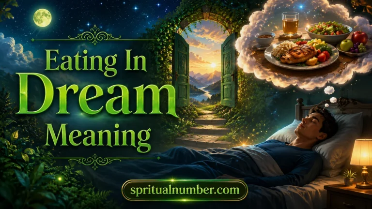 Eating In Dream Meaning
