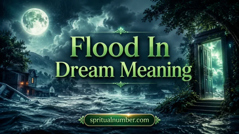Flood In Dream Meaning