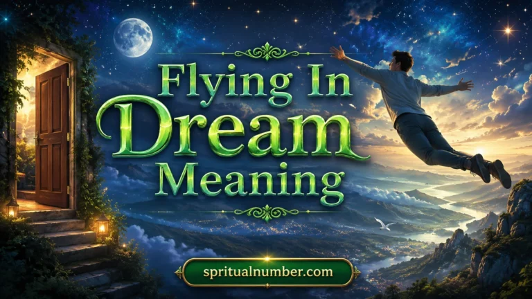 Flying In Dream Meaning