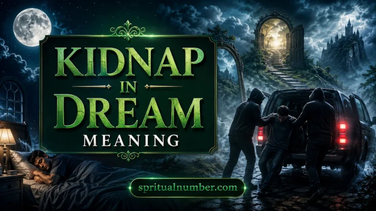 Kidnap In Dream Meaning