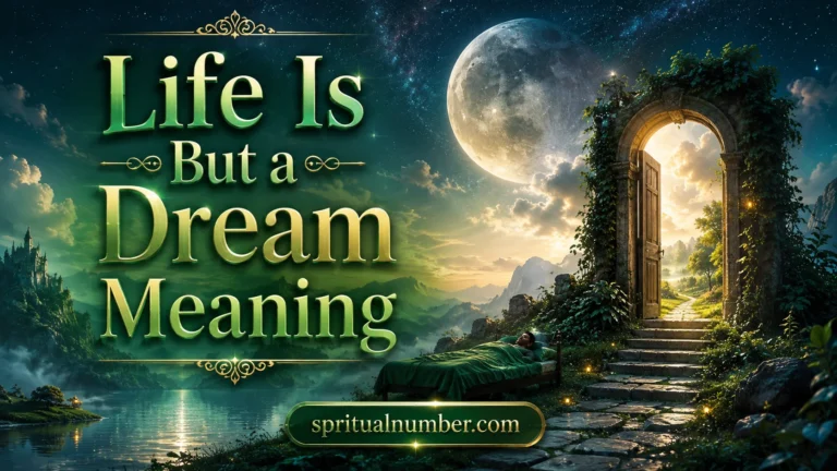 Life Is But a Dream Meaning