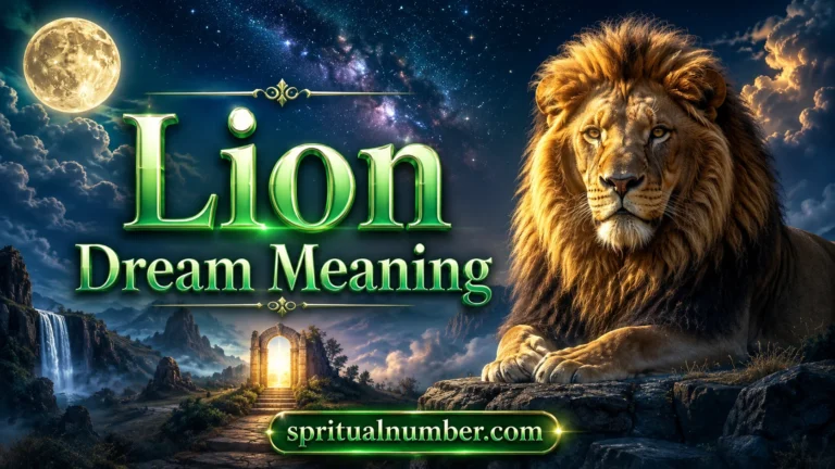 Lion Dream Meaning