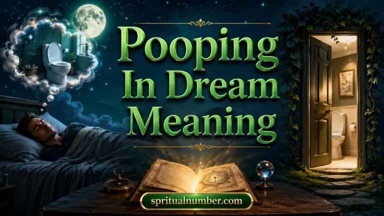 Pooping In Dream Meaning