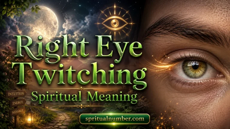 Right Eye Twitching Spiritual Meaning