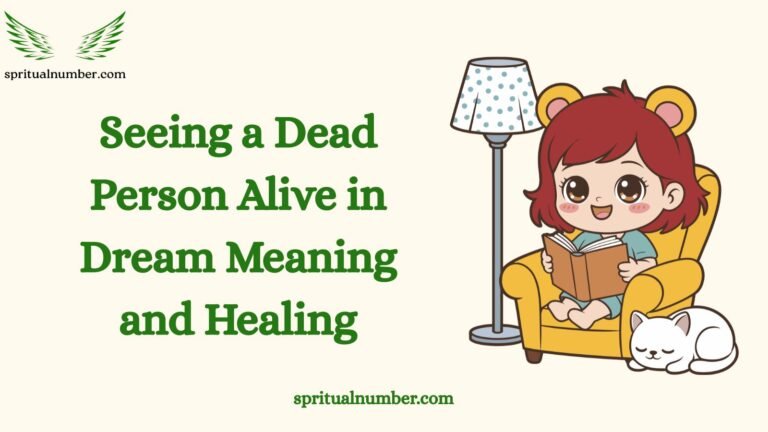 Seeing a Dead Person Alive in Dream Meaning