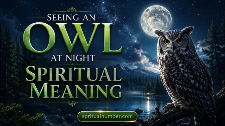 Seeing an Owl at Night Spiritual Meaning