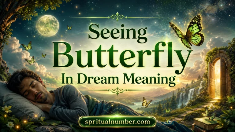 Seeing Butterfly In Dream Meaning