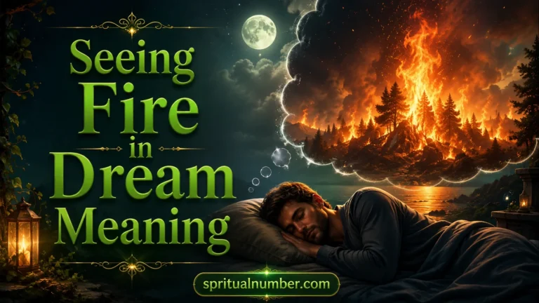 Seeing Fire in Dream Meaning