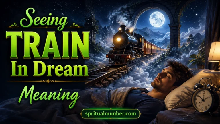 Seeing Train In Dream Meaning