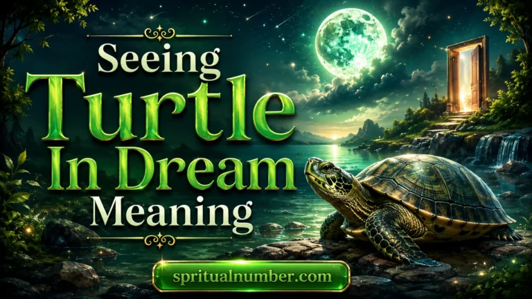 Seeing Turtle In Dream Meaning