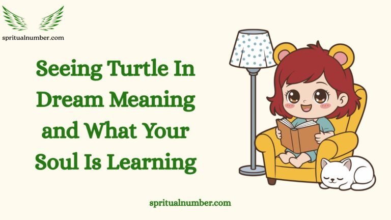 Seeing Turtle In Dream Meaning