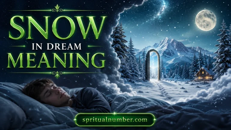 Snow In Dream Meaning