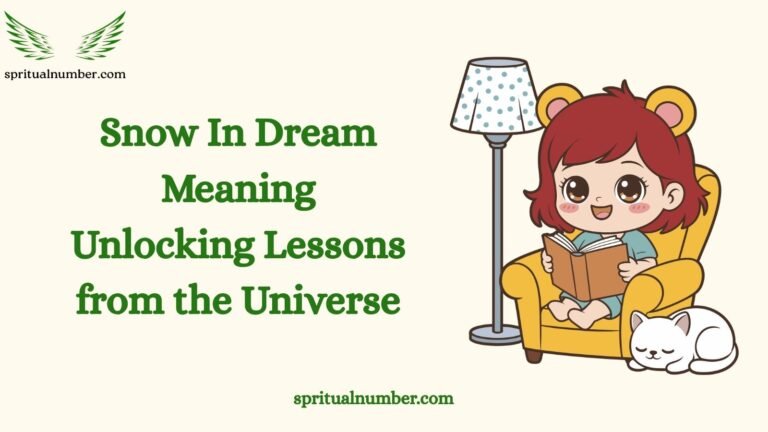 Snow In Dream Meaning