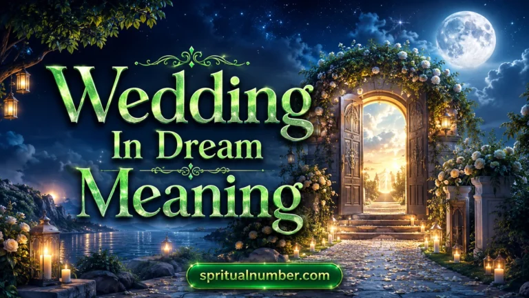 Wedding In Dream Meaning