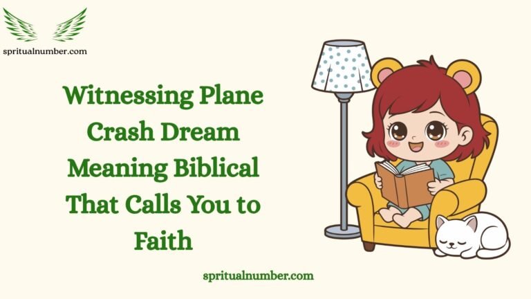 Witnessing Plane Crash Dream Meaning