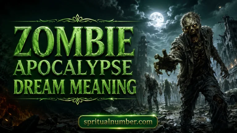 Zombie Apocalypse Dream Meaning