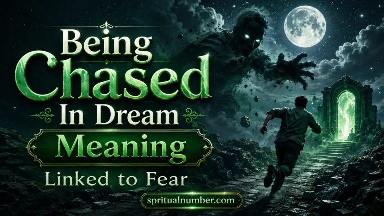 Being Chased In Dream Meaning