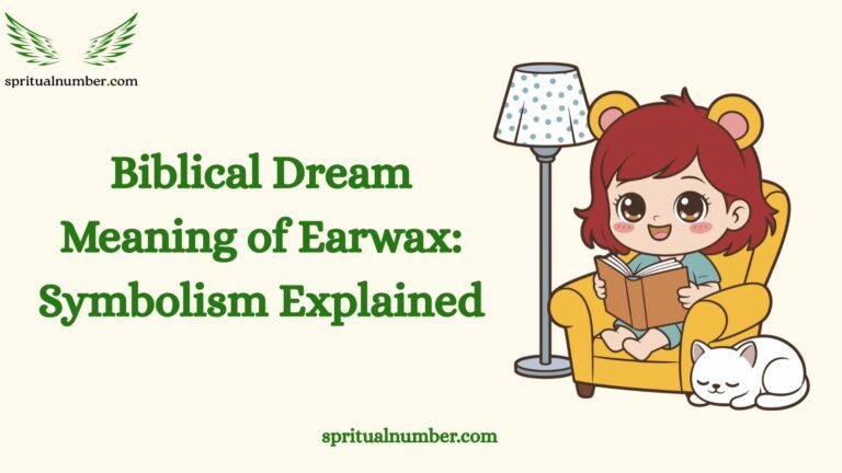 Biblical Dream Meaning of Earwax