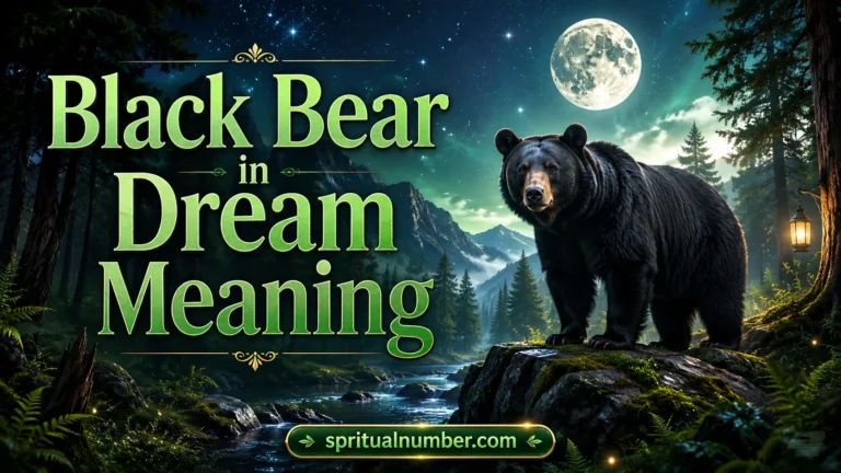 Black Bear in Dream Meaning