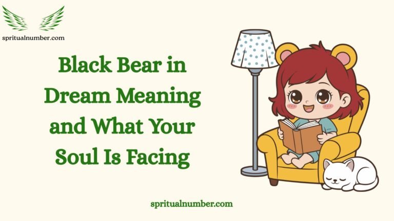 Black Bear in Dream Meaning