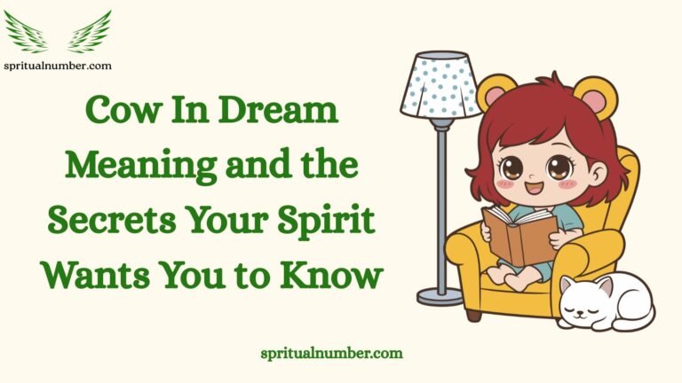Cow In Dream Meaning